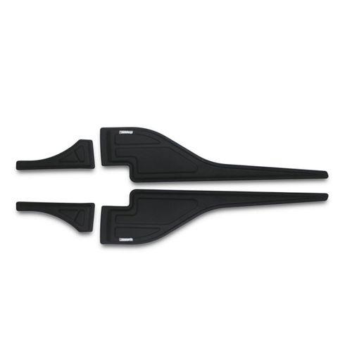 DACIA DUSTER 2018 Set 4 Parça Kapı Kaplama 9203 Siyah Mat Asa Kum Desen Yarasa