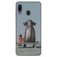 Lopard Samsung Galaxy A20 Uyumlu Kılıf Manipülasyon ☻ (38) Neo Hybrid Kılıf Desenli