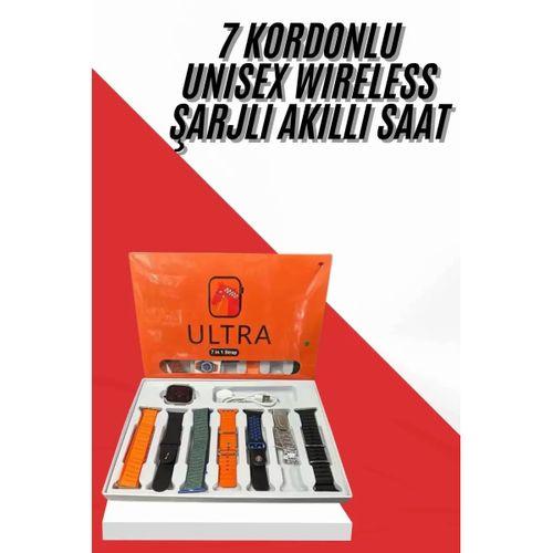 Unısex 7 Kordonlu Çok Fonksiyonlu Nabız Ölçer Uyku Ve Sağlık Takibi