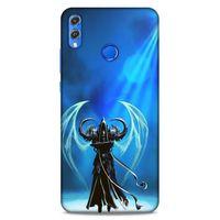 Lopard Huawei Honor 8x Uyumlu Kılıf GameX (47) Crystal Flex Kılıf Mavi