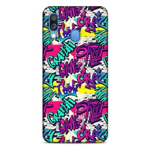 Graffitix (29) Desenli Silikon Kapak Samsung Galaxy A40 Kılıf