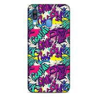 Graffitix (29) Desenli Silikon Kapak Samsung Galaxy A40 Kılıf