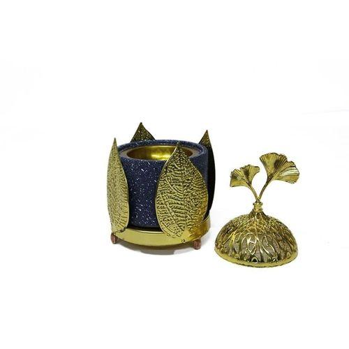 Buhurdanlık Seramik  Altın Dekorlu Kapak