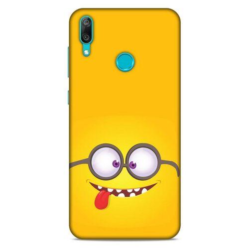 Emojix (86) Huawei Y7 2019 Kılıf Silikon Kapak Desenli