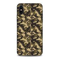 Kamuflaj 54 Apple iPhone X Kılıf Silikon Kapak