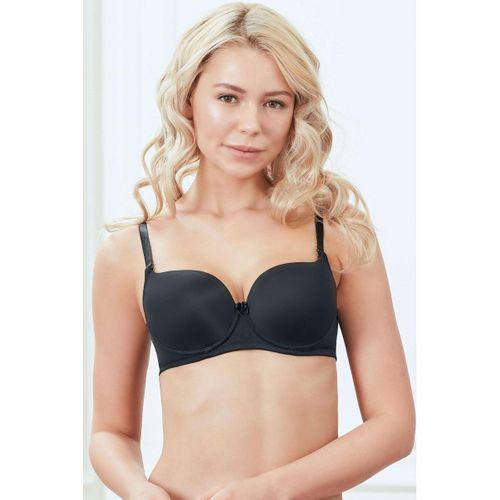 Balenli Desteksiz Dolgusuz Askıları Çıkabilen Günlük Klasik T-shirt Sütyeni