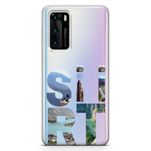 Huawei P40 Kılıf Siirt Gezi Arka Kapak Koruma Desenli Full Koruyucu