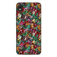 Graffitix (44) Desenli Silikon Kapak LG K20 2019 Kılıf