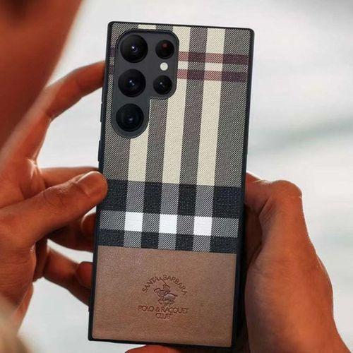 Santa Barbara Polo Racquet Club Samsung Galaxy S23 Plaid Kapak - Siyah