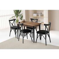 Milano Bahar MDF Mutfak Masa Sandalye Takımı 60x100