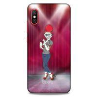 Xiaomi Mi A2 Lite Kılıf FunnyMaX (50) Shockproof Kılıf Koyu Pembe Kedi