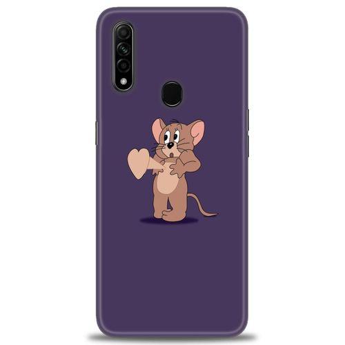 Oppo A31 Kılıf HD Baskılı Kılıf - Aşık Jerry + Tam Ekran Koruyucu