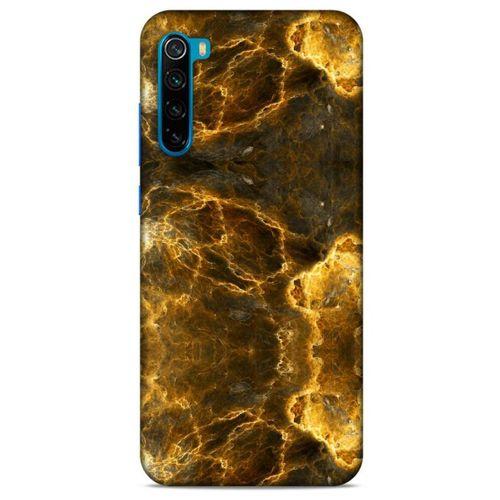 Mermer Desenli (9) Tema Kılıf Koyu Kahverengi Xiaomi Redmi Note 8T Kılıf