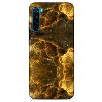 Mermer Desenli (9) Tema Kılıf Koyu Kahverengi Xiaomi Redmi Note 8T Kılıf