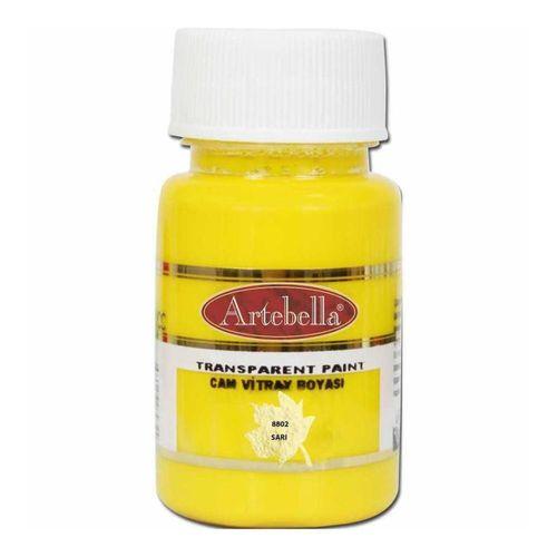 Cam Vitray Boyası Su Bazlı Sarı 50 ml