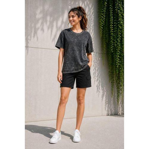 ALEXANDERGARDI Yakası Zincir Detaylı Basic T-shirt