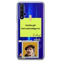 Huawei Nova 5t Kılıf Caps Özdemir Asaf Arka Kapak Koruma Desenli Full Koruyucu