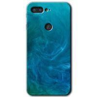 General Mobile GM 9 Pro HD Baskılı Kılıf + 9D Tam Ekran Koruyucu - Mavi Aura