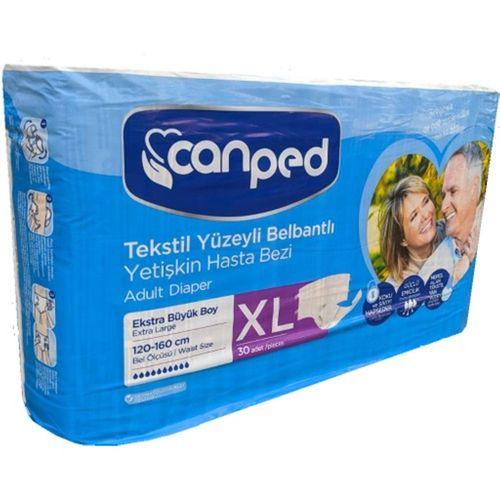 Canped Belbantlı Hasta Bezi Ekstra Büyük Boy XLarge 30'lu 1 paket / 30 adet