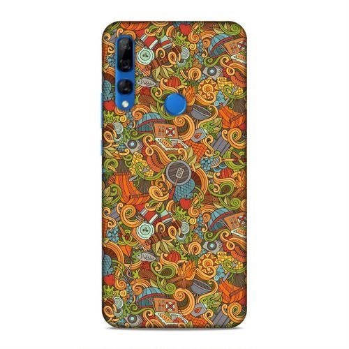 Huawei Y9 Prime 2019 Kılıf Doodle Piknik Seti Arka Kapak Silikon Koruma Full Koruyucu