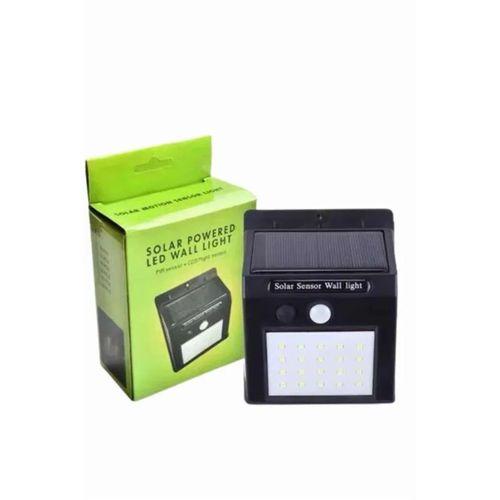 Bahçe Aydınlatma Sensörlü Güneş Enerjili Duvar Lambası 40 Led Işık