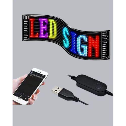 Rgb Led Panel – Usb Güç Girişli, Gıf Ve Yazı Gösterimli Akıllı Ekran