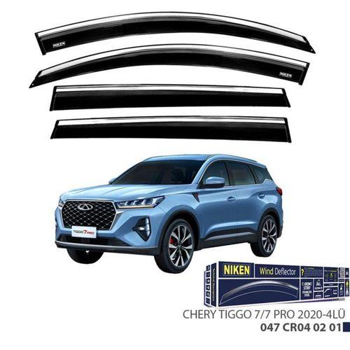 Niken Kromlu Cam Rüzgarlığı Chery Tiggo 7 Pro 2020-2023 ile uyumlu