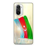 Xiaomi Redmi K40 Uyumlu Kılıf Azarbaijan (7) Telefon Kılıfı Gökyüzü Bayrak