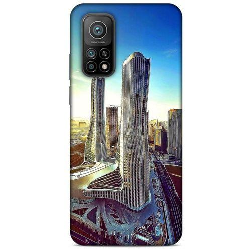 Xiaomi Mi 10T Pro 5G Kılıf Dünya Mimarisi (50) Shockproof Kılıf Pin On Towers