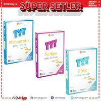Üç Dört Beş TYT Fizik TYT Matematik TYT Türkçe Soru Bankası 3 Kitap Set