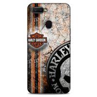 Oppo Ax7 Uyumlu Kılıf Motorsiklet (11) Tam Koruma Harley Davidson