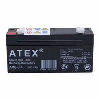 Atex Ax6-3.4 6v 3.4ah Yatay Akü