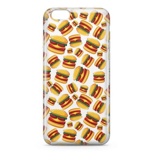 Apple iPhone 6 Plus - 6S Plus Kılıf Hamburger Arka Kapak Koruma Desenli Full Koruyucu