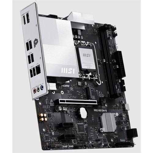 MSI PRO H810M-B DDR5 6400MHZ 1XHDMI 1XDP 1XM.2 MATX 1851P (INTEL ULTRA PROCESSORS SERIES 2)