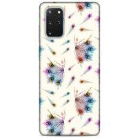 Samsung Galaxy S20 Plus Kılıf Desenli Özel Seri Tüyler (35) Fit Design Kılıf