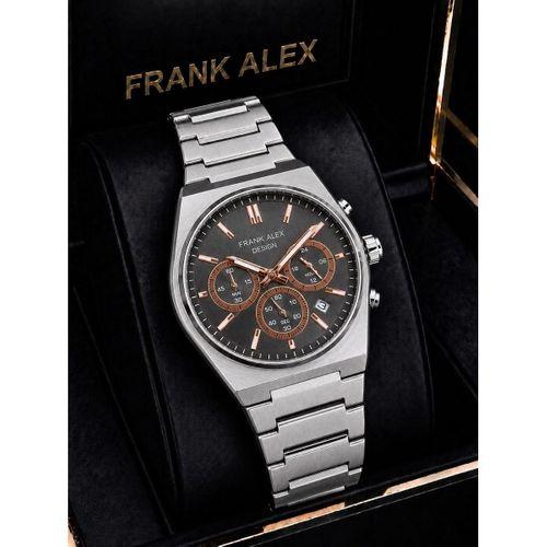 Frank Alex Kadran Fonksiyonları Aktif Premium Erkek Kol Saati Çelik Kordon 2 Yıl Garantili E07274.5