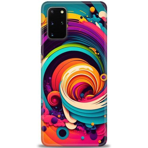 Samsung Galaxy S20 Plus Kılıf HD Baskılı Kılıf - Renk Hortumu + Tam Ekran Koruyucu