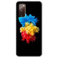 Samsung Galaxy S20 FE Kılıf HD Desen Baskılı Arka Kapak + Temperli Cam - Black 1