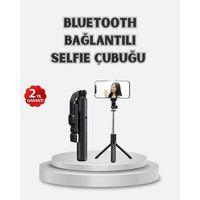 Kablosuz Bluetooth Selfie Çubuğu – 360° Dönebilir Başlık, Taşınabilir Ve Şık Tasarım