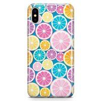 Apple iPhone XS Max Kılıf Greyfurt Colorful Arka Kapak Koruma Desenli Full Koruyucu