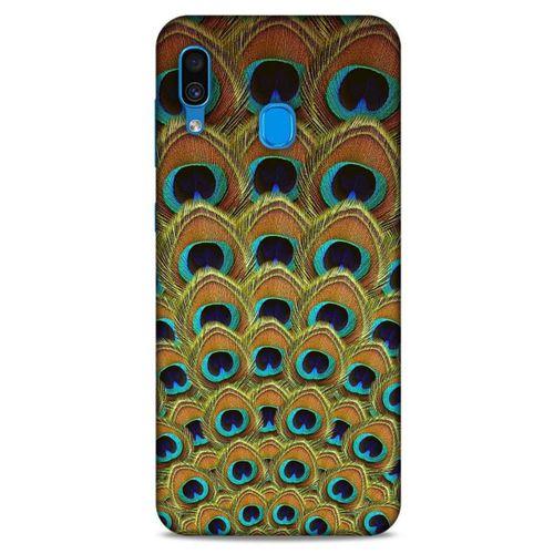 Samsung Galaxy A30 Kılıf Desenli Özel Seri Tüyler (4) Koruma Kılıfı