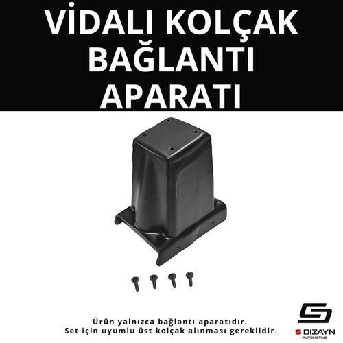 S-Dizayn Fiat Doblo ABS Vidalı Kol Dayama Kolçak Alt Adaptör 2010-2015 A+Kalite