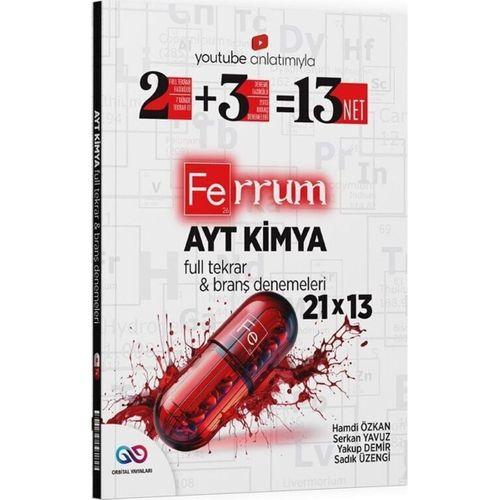 AYT Kimya Ferrum 21 x 13 Branş Denemeleri Orbital Yayınları