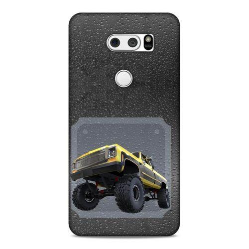 Lopard LG K50S Uyumlu Kılıf PickUpX (22) Tam Koruma Kılıfı Sarı Siyah