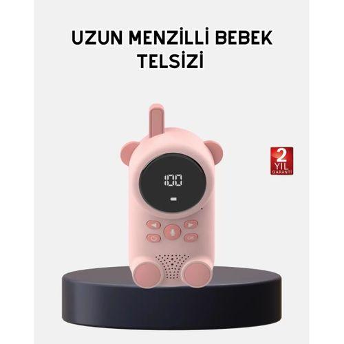Bebek Telsizi Lcd Ekran Vox İki Yönlü İletişim Usb Şarj Hafif