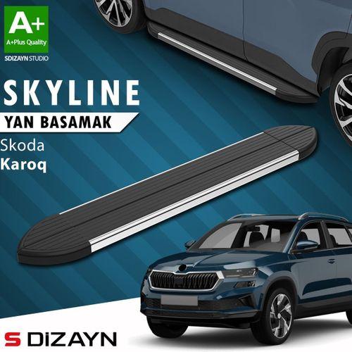 S-Dizayn Skoda Karoq Skyline Krom Yan Basamak 173 Cm 2018 Üzeri A+ Kalite