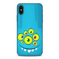 Emojix (100) Apple iPhone XS Kılıf Silikon Kapak Desenli