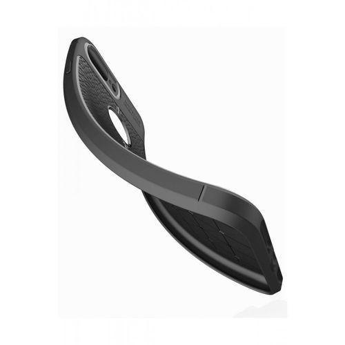 iPhone 7 Plus Kılıf Focus Derili Silikon - Siyah