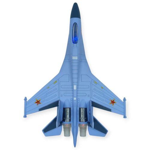 Çek Bırak Metal Uçak Sesli Işıklı 22 cm