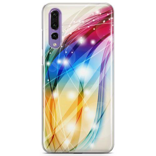 Huawei P20 Pro Kılıf Renkli Fiyonklar Arka Kapak Koruma Desenli Full Koruyucu